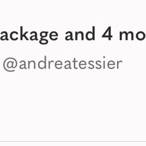 Free shipping for @andreatessier